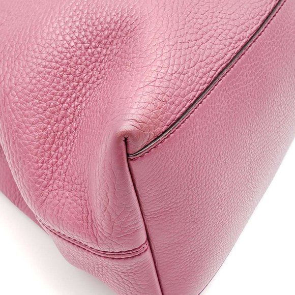Authentic Gucci GG Soho on Chain Medium Pink Shoulder Bag - Picture 7 of 16